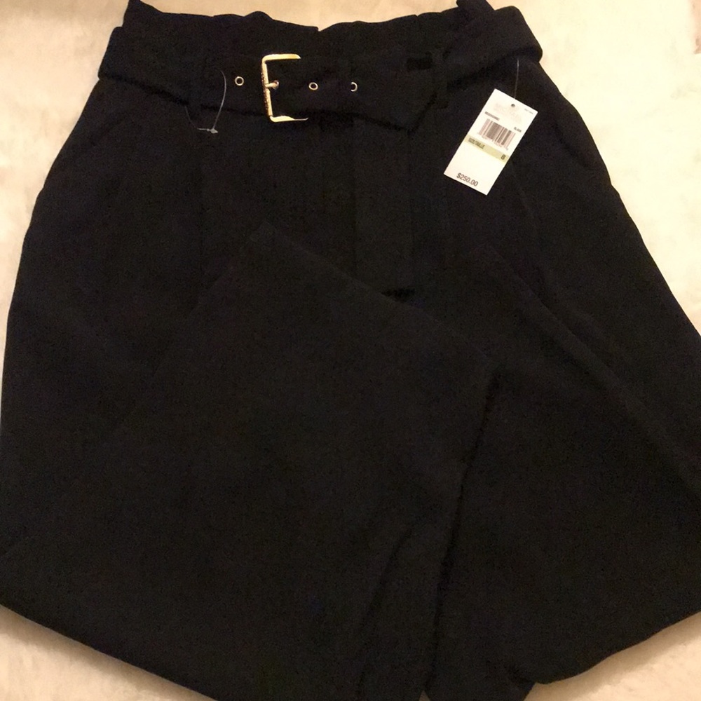 New MICHAEL KORS CADY BELTED HIGH RISE TROUSERS size 8⭐️ - Picture 10 of 14